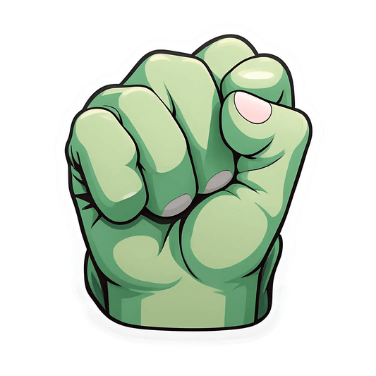 Power Fist - UV DTF Sticker - Heat Press Transfer
