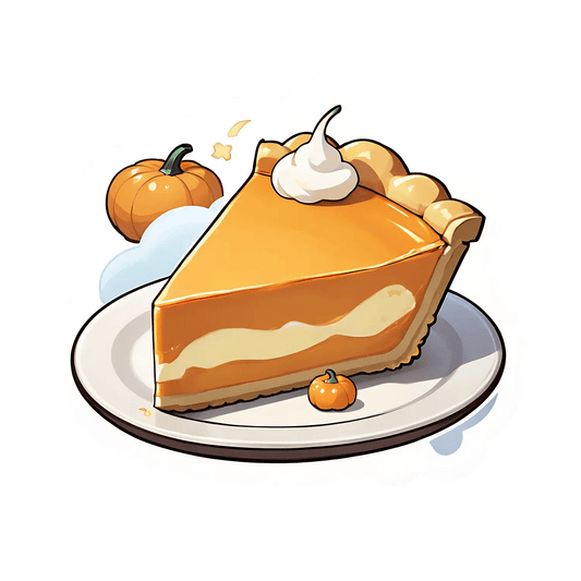 Pumpkin Pie Delight - Sticker - Heat Press Transfer