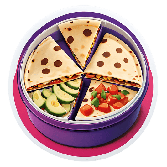 Quesadilla Meal - Colorful Sticker - Heat Press Transfer