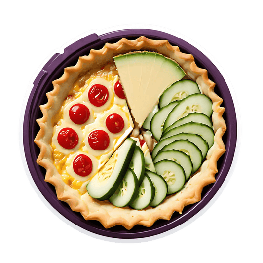 Quiche Delight - Sticker - Heat Press Transfer