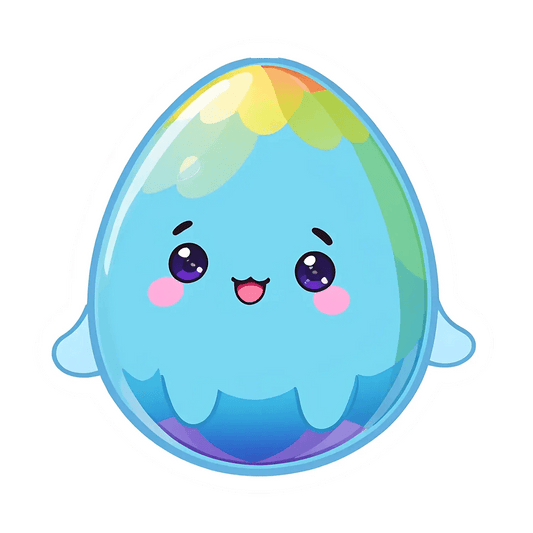 Rainbow Ice - Cute Sticker - Heat Press Transfer