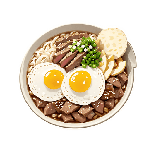 Ramen Bowl Sticker - UV DTF - Heat Press Transfer