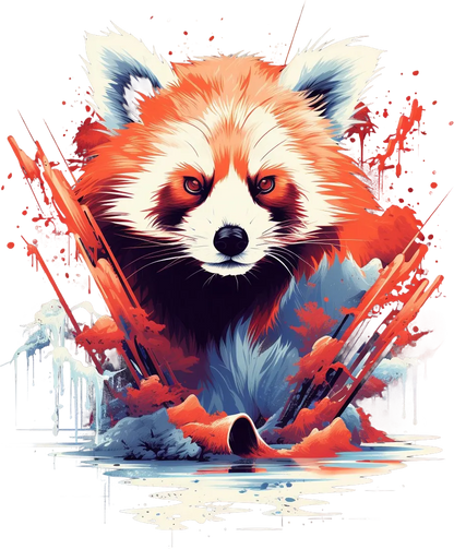 Red Panda Art - DTF Ready to Press - Heat Press Transfer