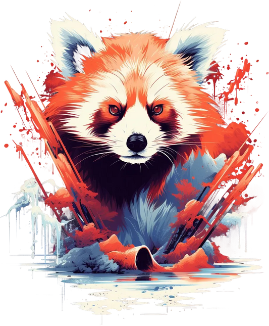 Red Panda Art - DTF Ready to Press - Heat Press Transfer
