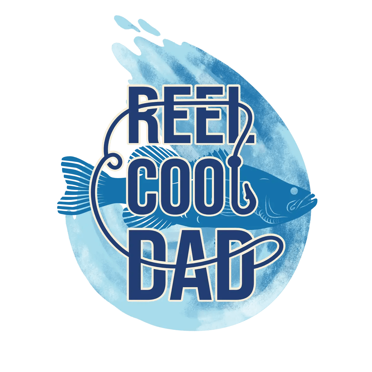 Reel Cool Dad Design - DTF Ready To Press - Heat Press Transfer