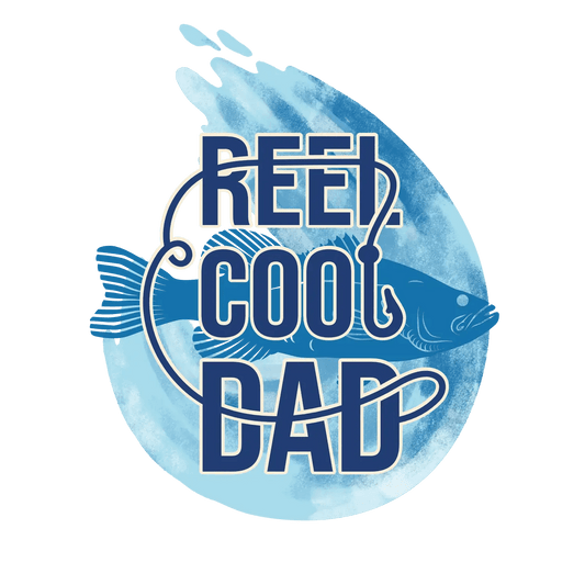 Reel Cool Dad Design - DTF Ready To Press - Heat Press Transfer