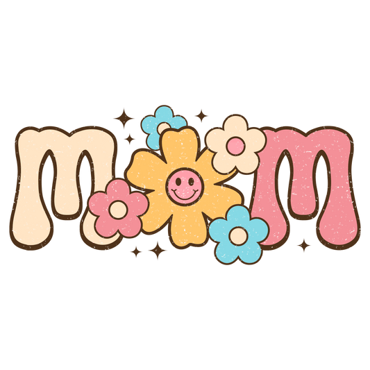 Retro Mother's Day Design - DTF Ready To Press - Heat Press Transfer