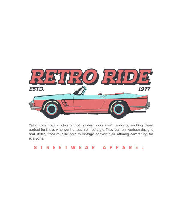 Retro Ride 1977 - DTF Ready to Press – Heat Press Transfer
