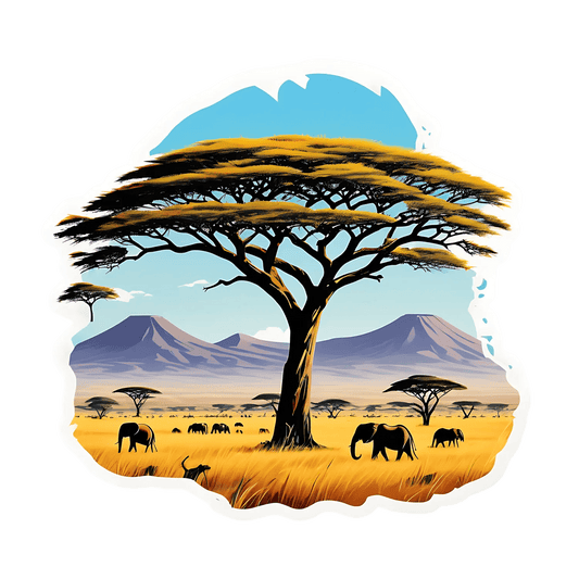 Safari Adventure - Sticker - Heat Press Transfer