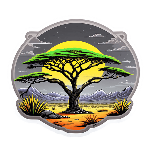 Safari Sunset - Sticker - Heat Press Transfer
