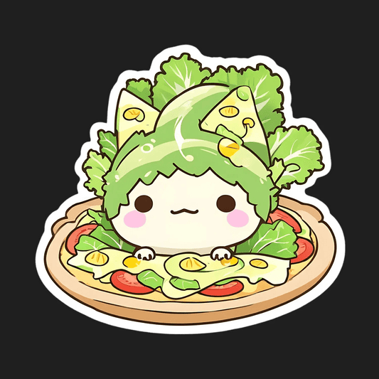 Salad Avatar - Cute Kawaii Sticker - Heat Press Transfer