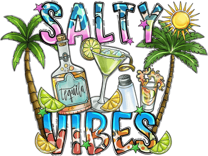 Salty Vibes - DTF Ready to Press - Heat Press Transfer