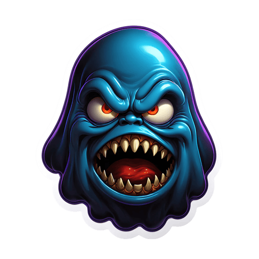 Scary Ghoul Sticker - UV DTF Decal - Heat Press Transfer