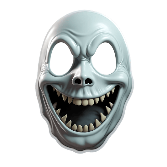 Scary Skull - UV DTF Sticker - Heat Press Transfer