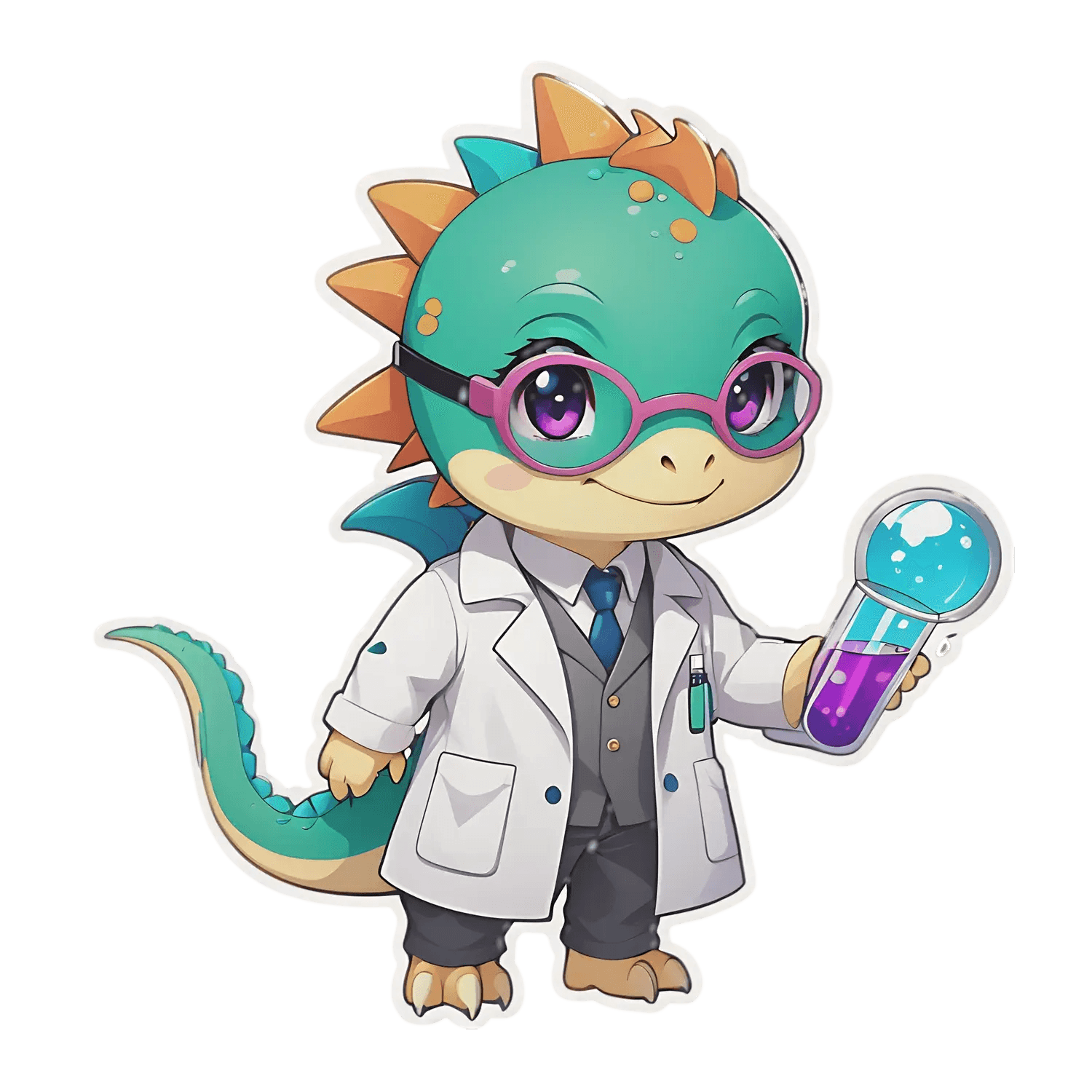 Scientific Dragon - UV Sticker - Heat Press Transfer