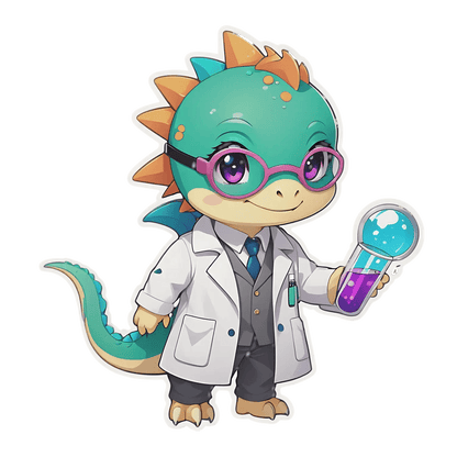 Scientific Dragon - UV Sticker - Heat Press Transfer