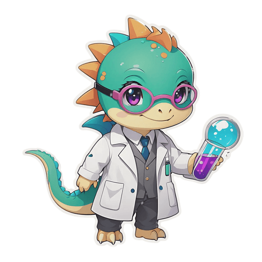Scientific Dragon - UV Sticker - Heat Press Transfer