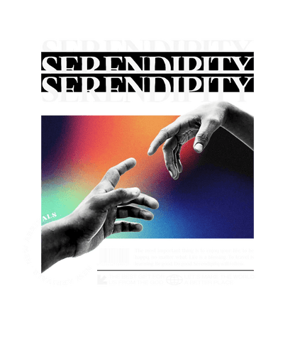 Serendipity Hands - DTF Ready to Press - Heat Press Transfer