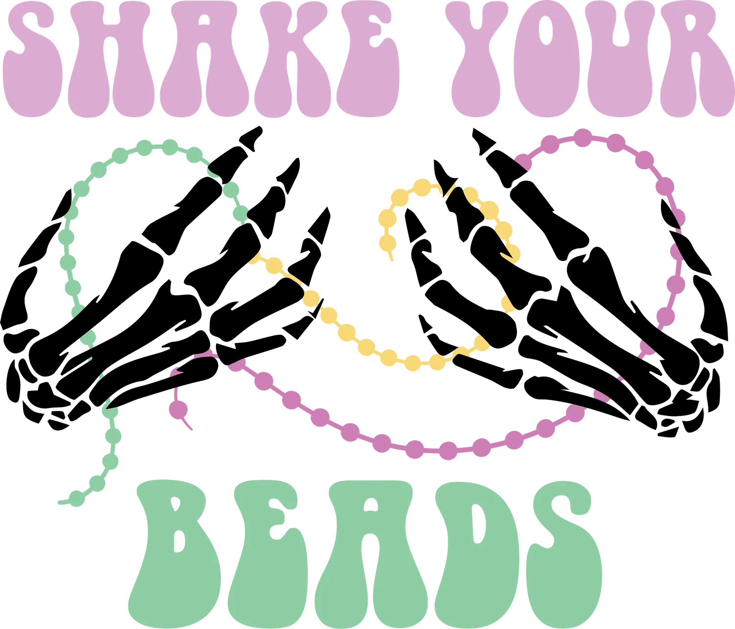 Shake Your Beards - DTF Ready to Press - Heat Press Transfer
