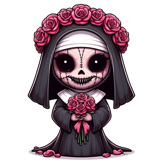 Sister Irene Valentine All Rose For You Design - DTF Ready To Press - Heat Press Transfer