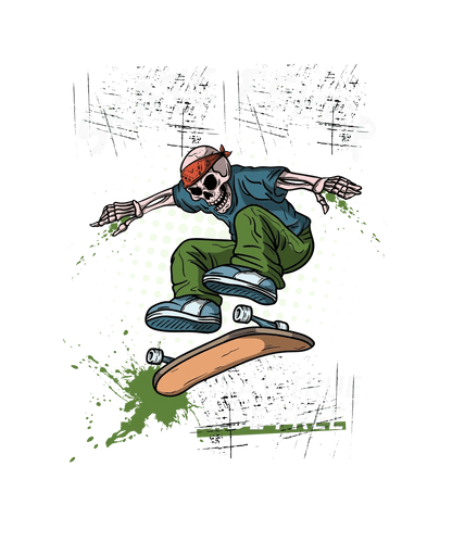 Skate Fever Graphics - DTF Ready to Press - Heat Press Transfer