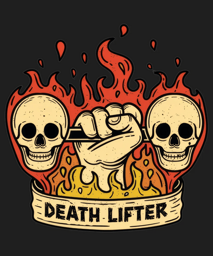 Skull Fire - DTF Ready to Press - Heat Press Transfer