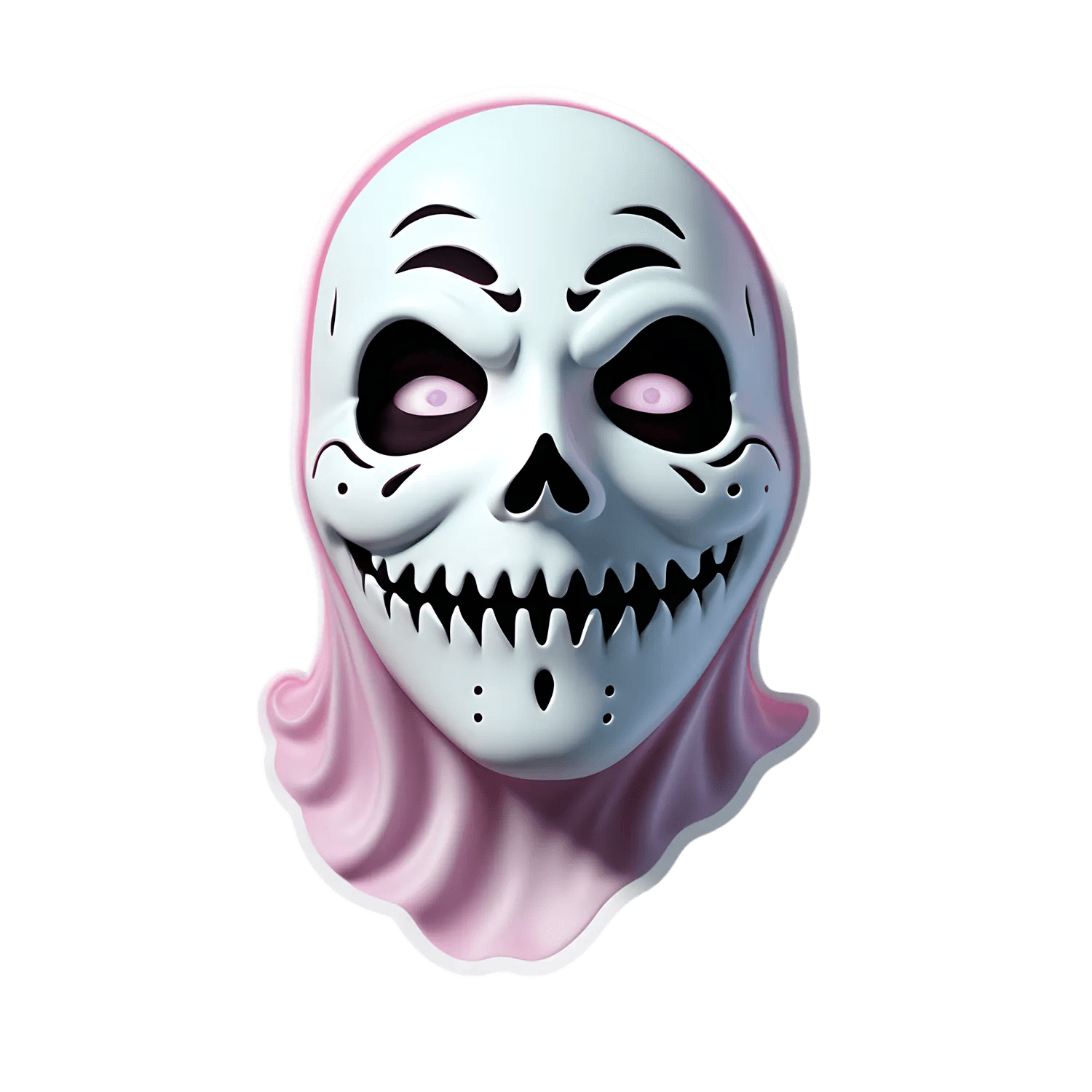 Skull Mask - UV DTF Sticker - Heat Press Transfer