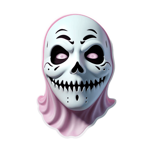 Skull Mask - UV DTF Sticker - Heat Press Transfer