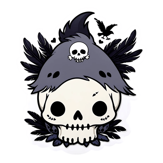 Skull Pirate Hat - UV DTF Sticker - Heat Press Transfer