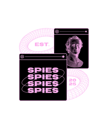 Spies Theme - DTF Ready to Press - Heat Press Transfer