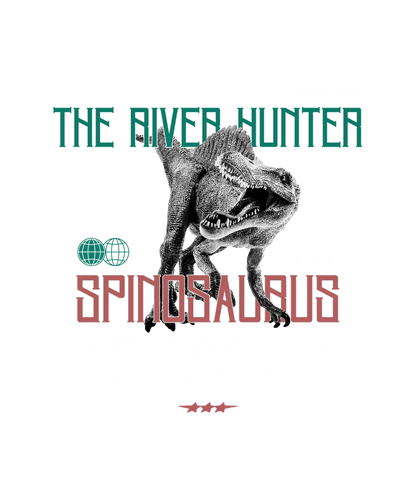 Spinosaurus The River Hunter - DTF Ready to Press - Heat Press Transfer