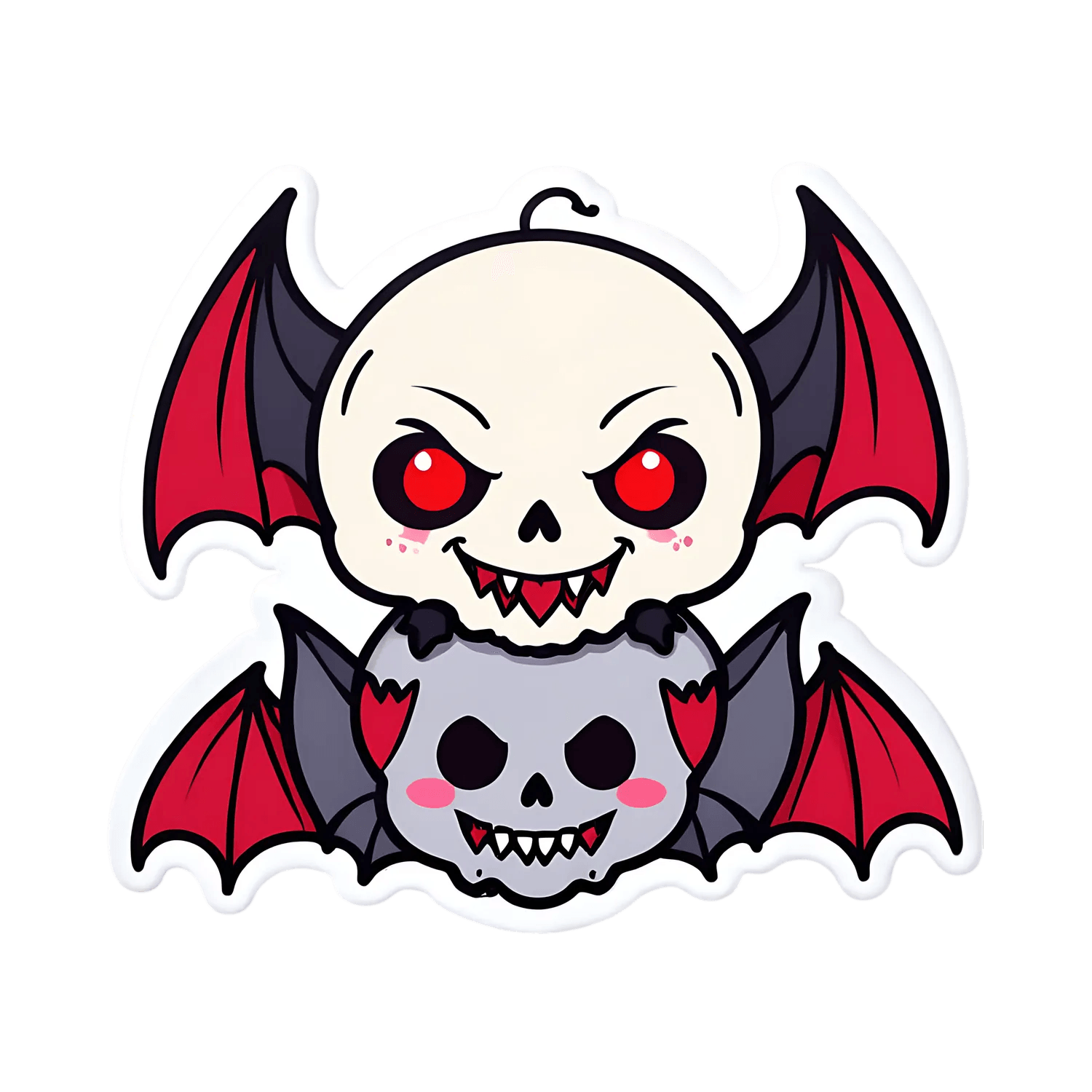 Spooky Bat - UV DTF Sticker - Heat Press Transfer