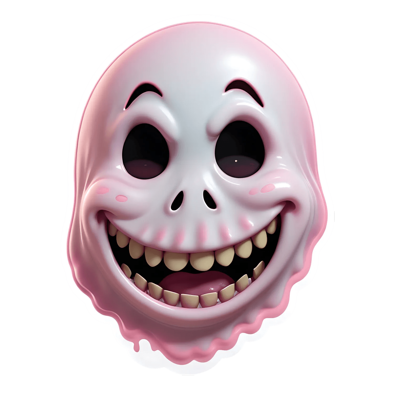 Spooky Smile - UV DTF Sticker - Heat Press Transfer