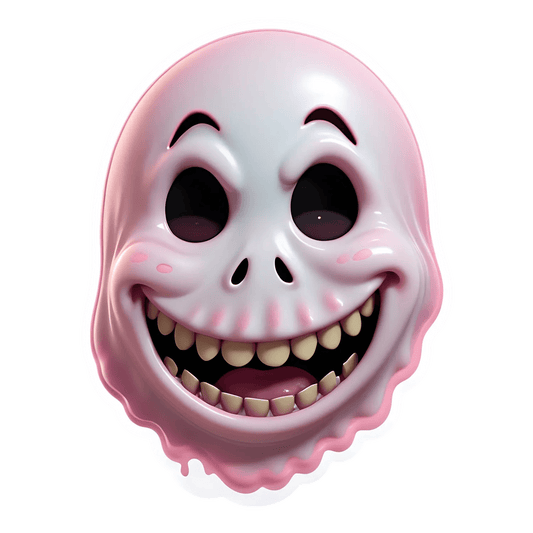 Spooky Smile - UV DTF Sticker - Heat Press Transfer