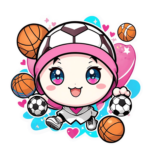 Sports Anime Girl - Sticker - Heat Press Transfer