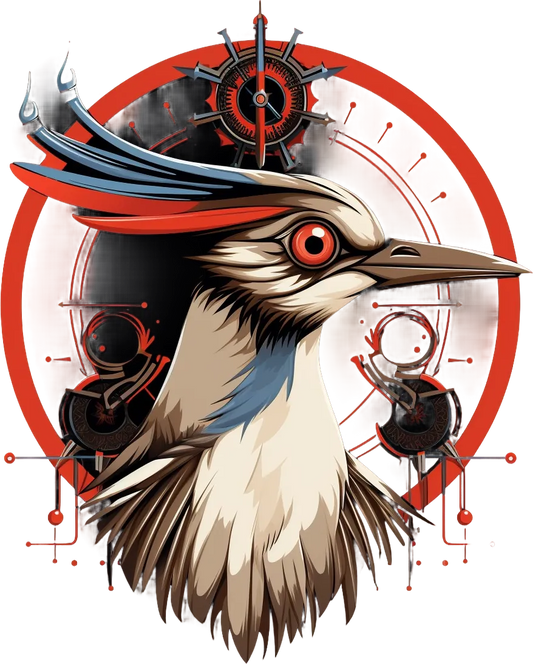 Steampunk Bird - DTF Ready to Press - Heat Press Transfer