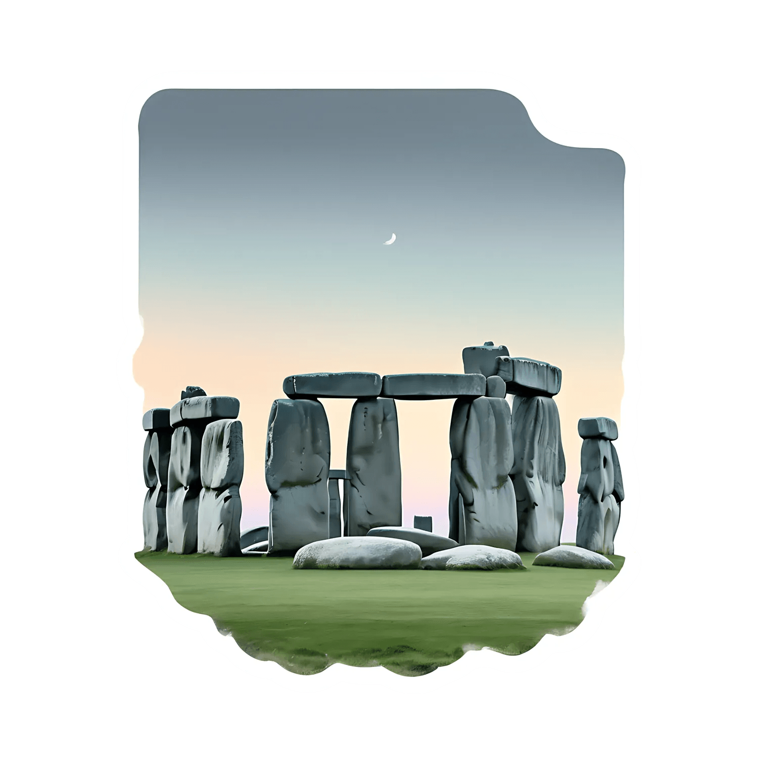 Stonehenge Nightfall - Sticker - Heat Press Transfer