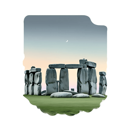 Stonehenge Nightfall - Sticker - Heat Press Transfer
