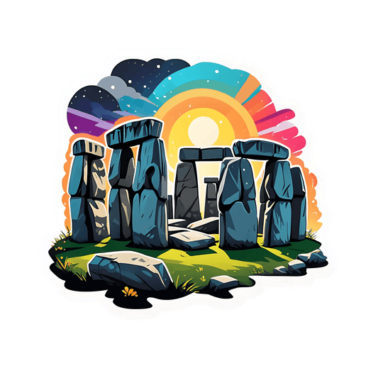 Stonehenge Sunrise - Sticker - Heat Press Transfer