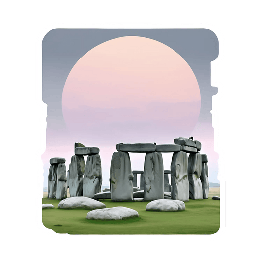Stonehenge Sunrise - Sticker - Heat Press Transfer