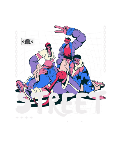 Street Style - DTF Ready to Press - Heat Press Transfer
