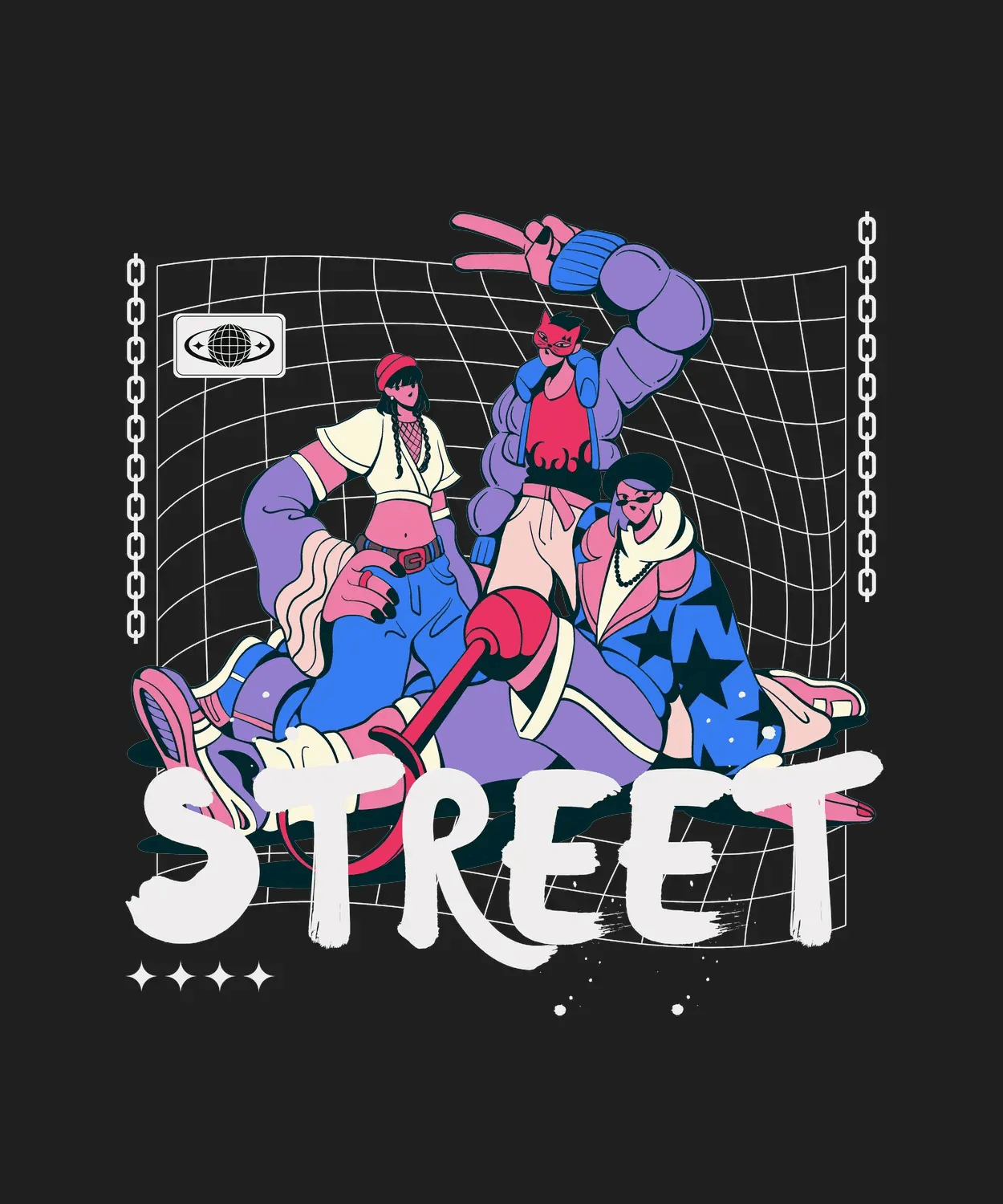 Street Style - DTF Ready to Press - Heat Press Transfer