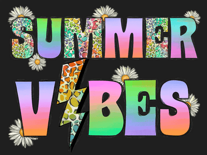 Summer Vibes - DTF Ready to Press - Heat Press Transfer