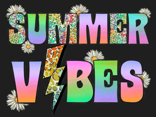 Summer Vibes - DTF Ready to Press - Heat Press Transfer