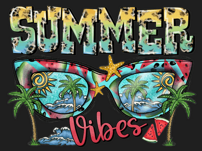 Summer Vibes DTF Ready to Press - Heat Press Transfer