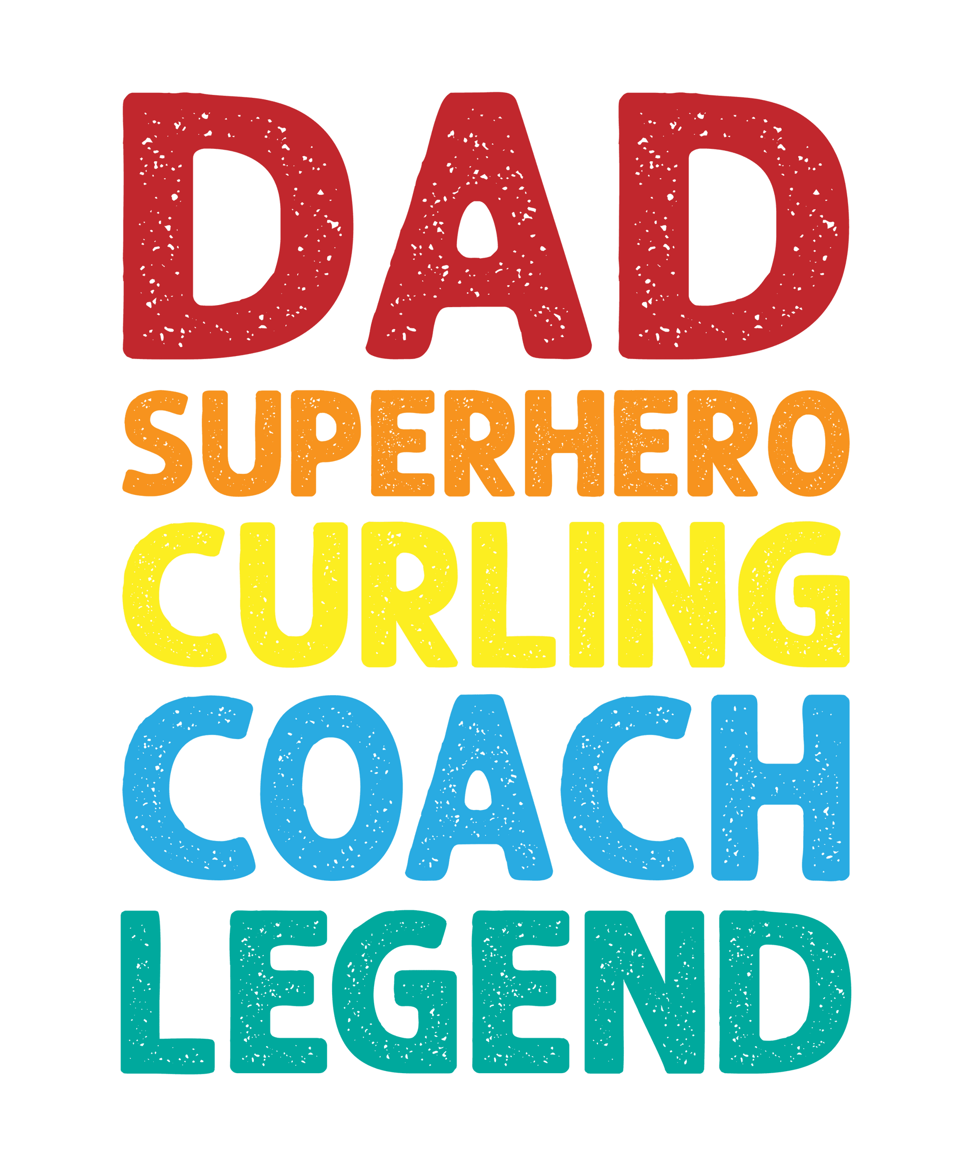 Superhero Dad Father's Day Design - DTF Ready To Press - Heat Press Transfer