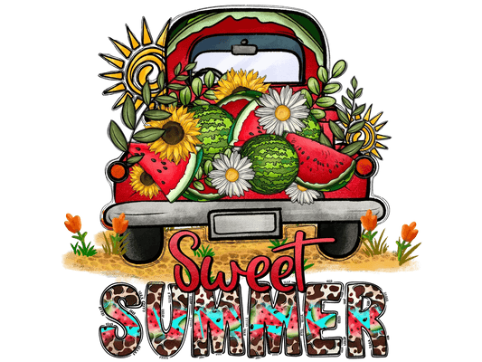 Sweet Summer Fun - DTF Ready to Press - Heat Press Transfer