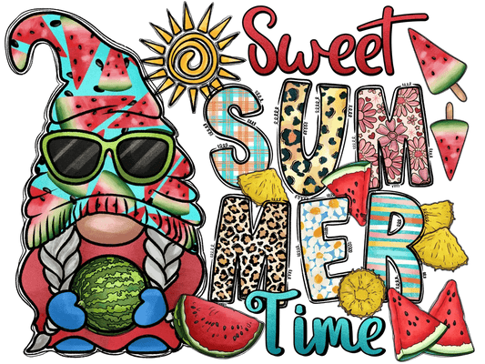 Sweet Summer Time - DTF Ready to Press - Heat Press Transfer