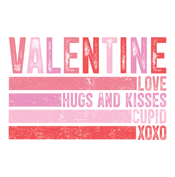 Sweet & Lovely: Valentine’s Day DTF Gang Sheet 22"x60" Premade DTF Gang Sheet - Heat Press Transfer