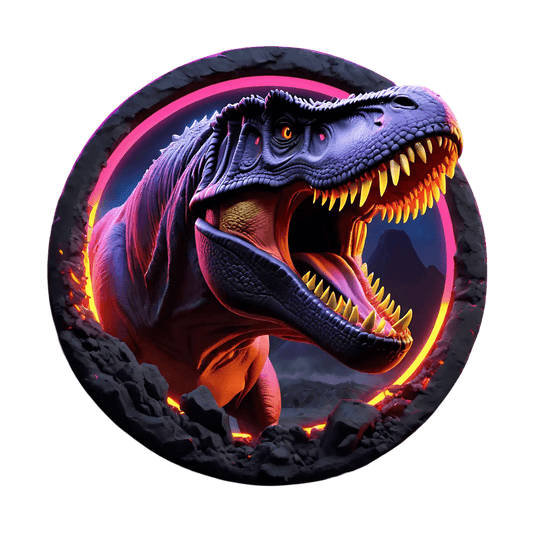T-Rex Roar - Dinosaur Sticker - Heat Press Transfer